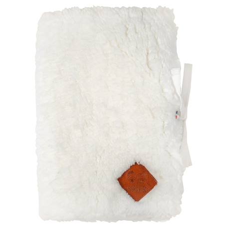 Protège carnet de santé en sherpa Écru 1 - vertbaudet enfant 