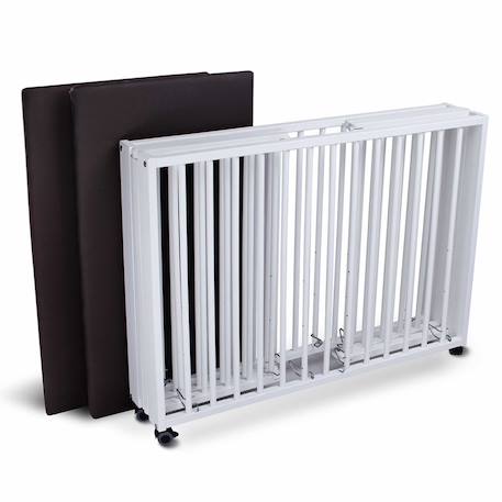 Parc bébé pliable moritz Blanc+Natural 3 - vertbaudet enfant 