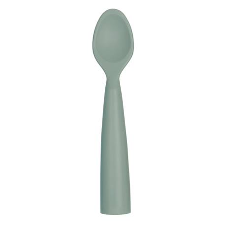 Cuillère bébé en  silicone Bleu marine+Caramel+Gris+Terracotta+Vert amande 17 - vertbaudet enfant 