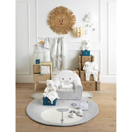 Hochet ours en velours - celeste Gris 4 - vertbaudet enfant 