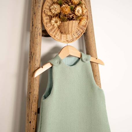 Gigoteuse d'été en nid d'abeille - tog 0,5 Beige+Bleu+Écru+Gris clair+Rose+Vert 32 - vertbaudet enfant 