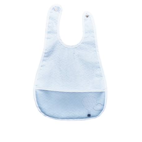 Bavoir avec récupérateur - lazare Blanc 1 - vertbaudet enfant 