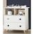 Commode 2 tiroirs 2 niches boutons étoile - oslo Blanc 2 - vertbaudet enfant 