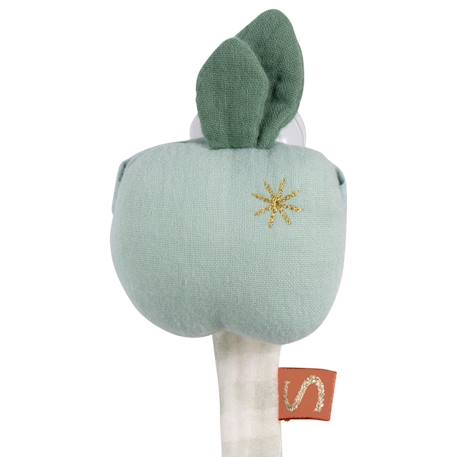 Attache-tétine bébé en coton - botanica Orange/beige+Vert 8 - vertbaudet enfant 