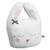 Coussin déco lapin en polyester - miss fleur de lune Blanc 1 - vertbaudet enfant 