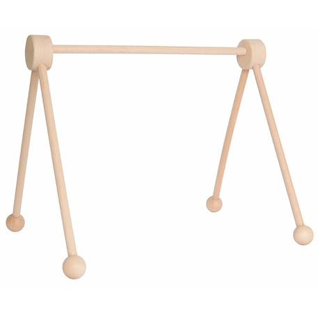 Portique d'éveil en bois - arche de jeux Blanc+Natural 4 - vertbaudet enfant 