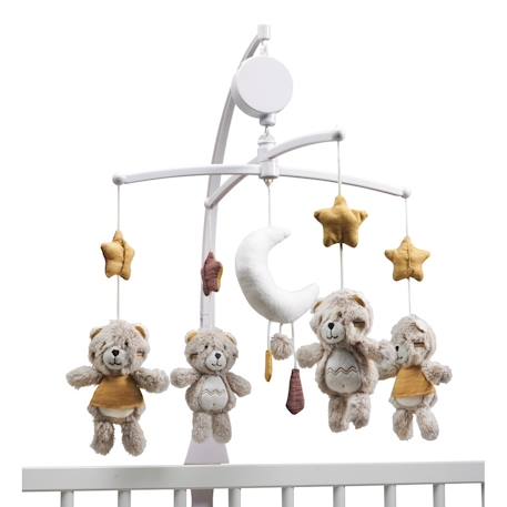 Mobile musical en polyester - timouki Beige 1 - vertbaudet enfant 