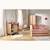 Armoire 2 portes - nova Blanc+Gris+Rose 6 - vertbaudet enfant 
