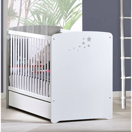 Tiroir pour lit bébé en bois - nao Blanc 2 - vertbaudet enfant 