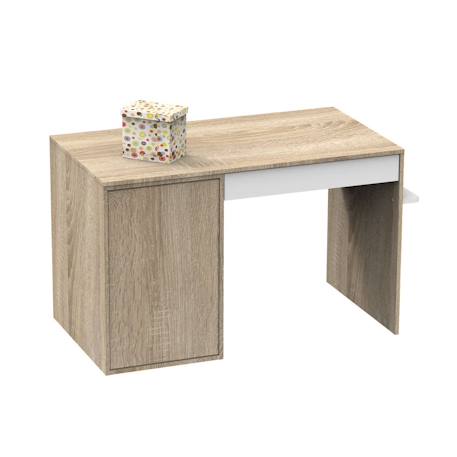Commode à langer évolutive en bureau - nova Blanc+Bleu+Gris 2 - vertbaudet enfant 
