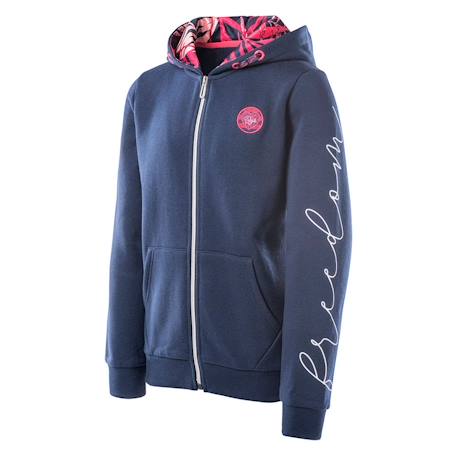 Veste à capuche coton ashira Bleu foncé 3 - vertbaudet enfant 