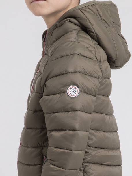 Doudoune légère capuche zilling garçon Bordeaux+Gris+Kaki 11 - vertbaudet enfant 