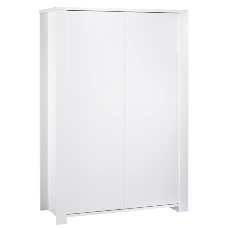 Armoire bébé 2 portes - loft Blanc+Gris/blanc 1 - vertbaudet enfant 