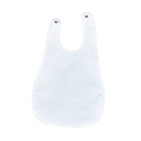 Bavoir avec récupérateur - chao chao Blanc+Blanc/noir 3 - vertbaudet enfant 