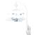 Mobile musical en velours - lily Blanc/bleu+Blanc/gris+Blanc/rose 1 - vertbaudet enfant 