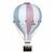 Montgolfière décorative - taille m Beige blanc+Beige et bleu+Eucalyptus+Rose / blanc+Rose mint 25 - vertbaudet enfant 