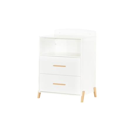Lit combiné evolutif en bois - joy Blanc/marron 4 - vertbaudet enfant 