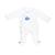 Pyjama bébé à manches longues en velours - blue baleine Blanc/bleu 1 - vertbaudet enfant 