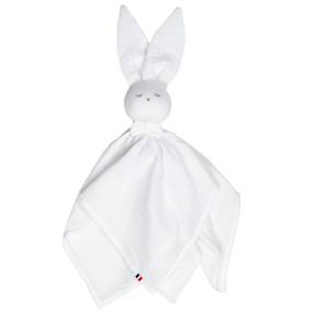 Doudou Couverture De Sécurité Bébé En Mousseline De Coton - 30x30 Cm - Oreilles De Lapin - Apaisant Pour Nouveau-nés Et Tout-petits