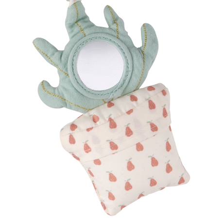 Spirale d'activités en velours - botanica Blanc 3 - vertbaudet enfant 
