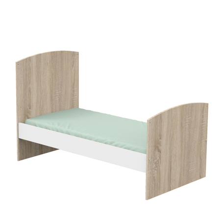 Lit bébé évolutif - access Marron+Marron/blanc 9 - vertbaudet enfant 