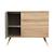 Commode 1 porte et 3 tiroirs - seventies Marron/ecru+Marron/orange+Marron/vert 10 - vertbaudet enfant 