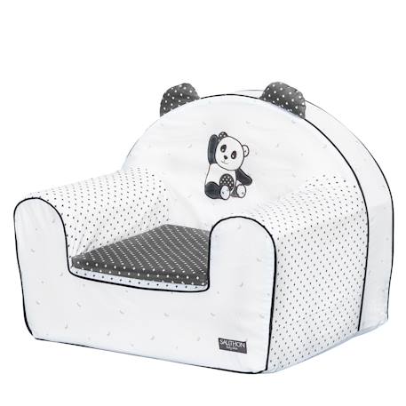 Fauteuil club en coton - chao chao Blanc 2 - vertbaudet enfant 