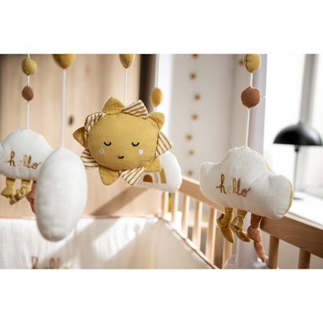 Mobile musical en coton - sunlight Blanc 2 - vertbaudet enfant 