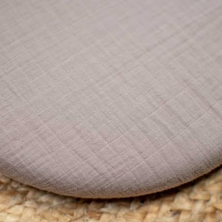 Drap housse couffin en double gaze à carreaux Beige+Blanc+Bleu+Bleu indigo+Gris clair+Marron+Rose 24 - vertbaudet enfant 