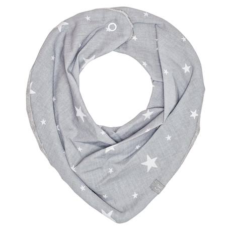 Bavoir bandana cache-cou réversible stella Blanc / bleu+Blanc / ecru+Blanc / gris+Blanc / rose+Gris+Gris/bleu+Gris/rose 25 - vertbaudet enfant 