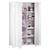 Armoire bébé 2 portes - loft Blanc+Gris/blanc 2 - vertbaudet enfant 