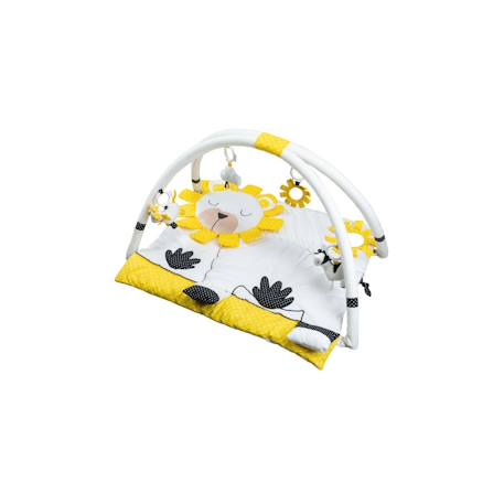 Tapis d'eveil en velours - pluche et pompon Blanc 2 - vertbaudet enfant 