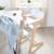 Chaise haute évolutive en bambou fsc® avec plateau repas nature up Anthracite - naturel+Blanc - naturel+Bois naturel 12 - vertbaudet enfant 