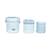 Lot de 3 paniers de rangement en coton - lily Bleu 1 - vertbaudet enfant 