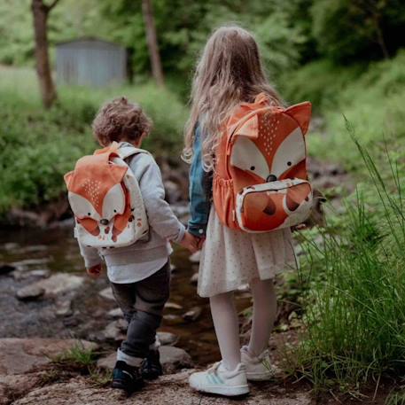 Sac à dos maternelle et crèche animaux Jaune+Orange+Rose 11 - vertbaudet enfant 