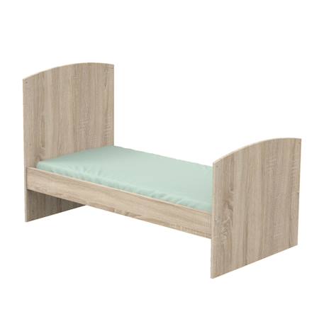 Lit bébé évolutif - access Marron+Marron/blanc 3 - vertbaudet enfant 