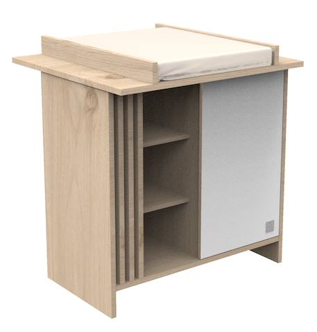 Plan à langer pour commode jusqu'à 15 kg - tokyo Marron 2 - vertbaudet enfant 