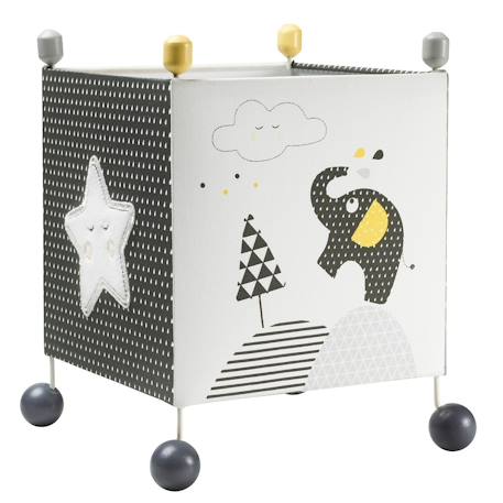 Luminaire enfant à poser en coton - babyfan Gris 1 - vertbaudet enfant 