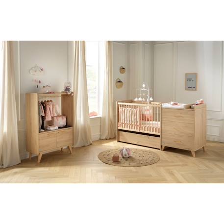 Tiroir de lit combiné évolutif - arty Marron 3 - vertbaudet enfant 
