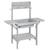 Table sable et eau en bois massif lasuré Gris+Teck 4 - vertbaudet enfant 