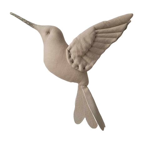Trophée mural décoration chambre d'enfant, colibri Beige, colibri+Écru, colibri 1 - vertbaudet enfant 