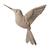 Trophée mural décoration chambre d'enfant, colibri Beige, colibri+Écru, colibri 1 - vertbaudet enfant 