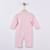 Combinaison bébé en tricot de coton bio Bleu+Écru+Natural+Rose 18 - vertbaudet enfant 