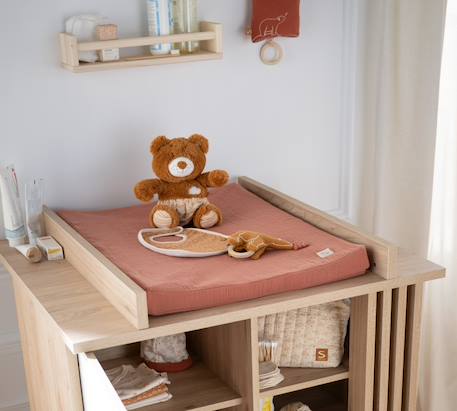Hochet ours avec anneau en bois - orsino Beige/marron+Marron 5 - vertbaudet enfant 