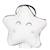Attache-tétine bébé en coton étoile - hello Blanc 3 - vertbaudet enfant 