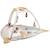 Tapis d'éveil bébé tipi en polyester - timouki Beige 2 - vertbaudet enfant 