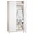 Armoire bébé 2 portes en bois - scandi Blanc/beige 3 - vertbaudet enfant 