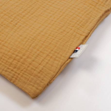 Taie d'oreiller unie en double gaze de coton Beige+Blanc+Bleu+Camel+Écru+Gris+Rose+Terracotta+Vert 9 - vertbaudet enfant 