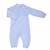 Combinaison bébé en tricot de coton bio loan Bleu+Écru 2 - vertbaudet enfant 