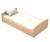 Lit bébé évolutif - little big bed en bois décor chêne doré - azur Marron 2 - vertbaudet enfant 